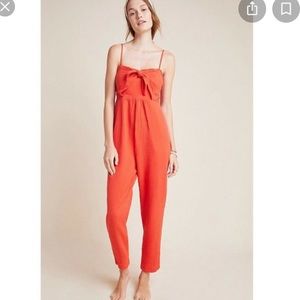 Anthropologie Saturday Sunday Tie-front Jumpsuit